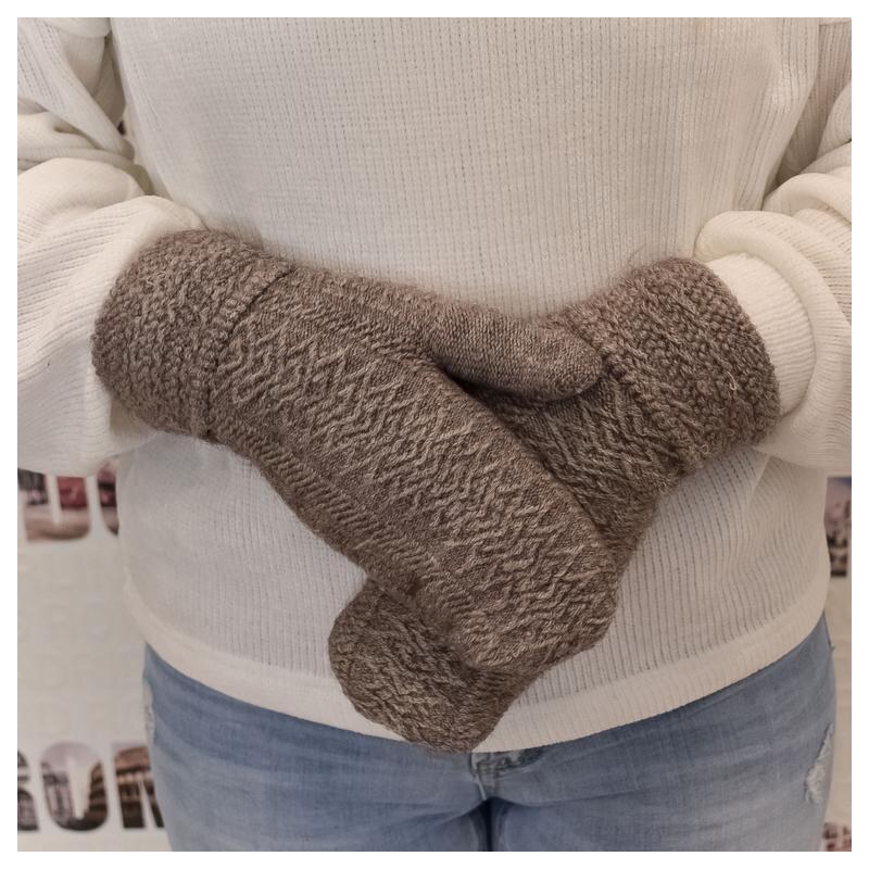 JOHN-C Sivé rukavice BECK 36442736