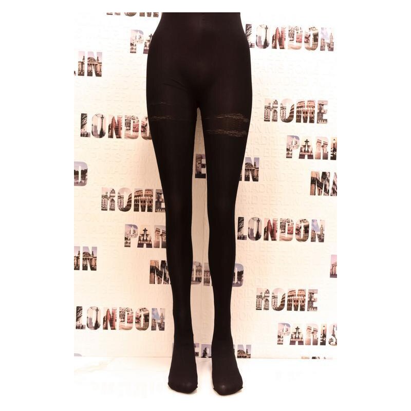 AURA.VIA Dámske čierne pančuchy SYNAR 36442772