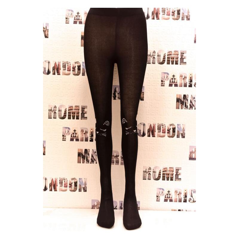 AURA.VIA Detské čierne pančuchy JINAS 36442788