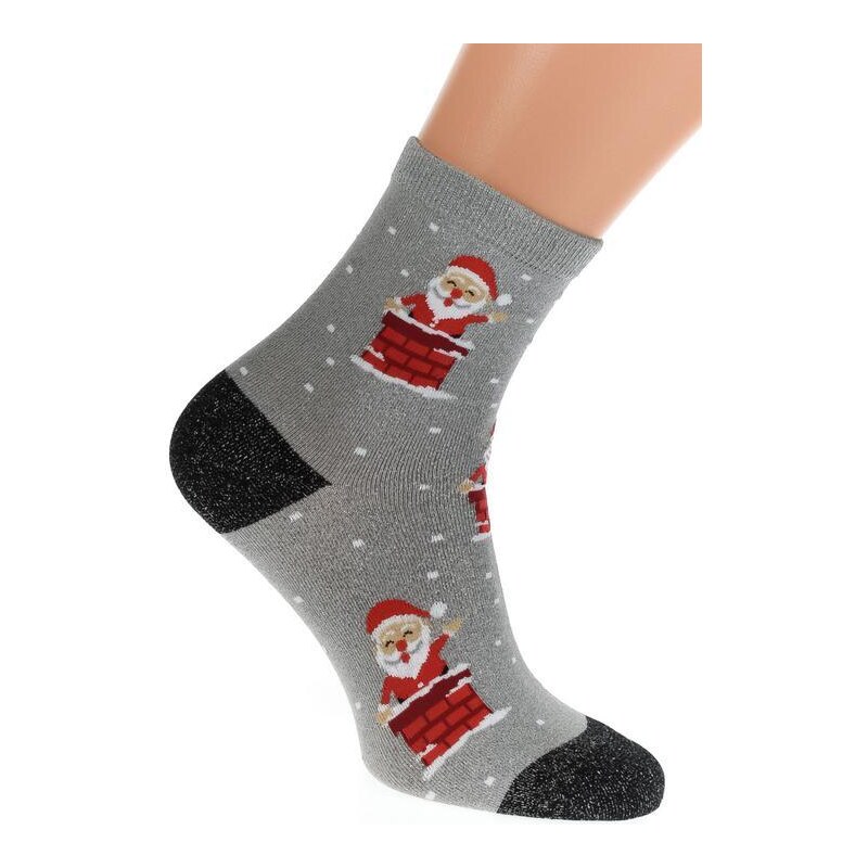 AURA.VIA Sivé ponožky VIANKY 36442850