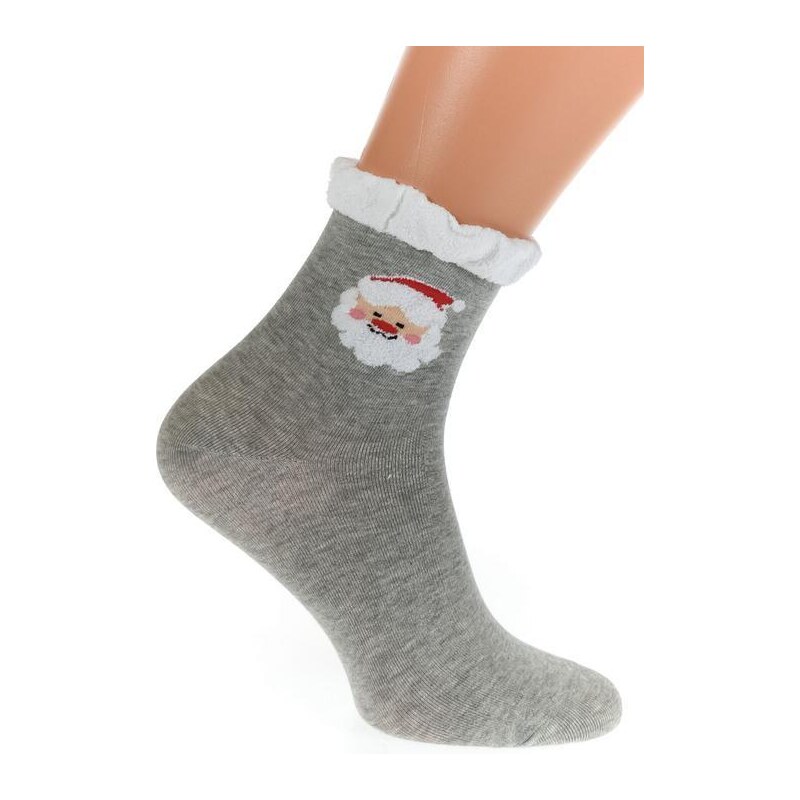 AURA.VIA Sivé ponožky VIANOCE 36442855