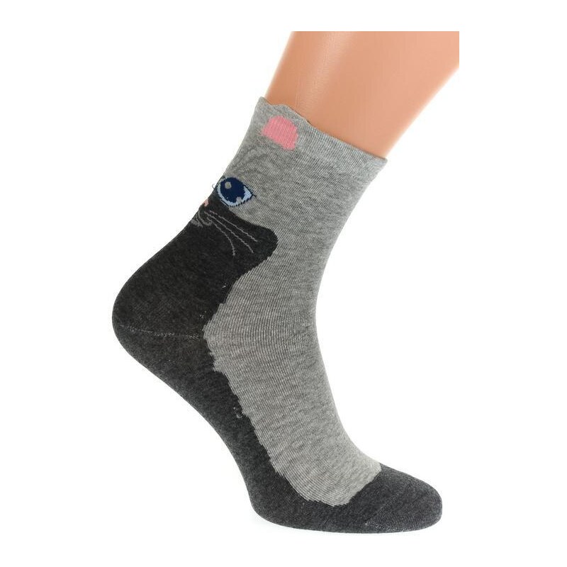 AURA.VIA Sivé ponožky BINBIN 36442921