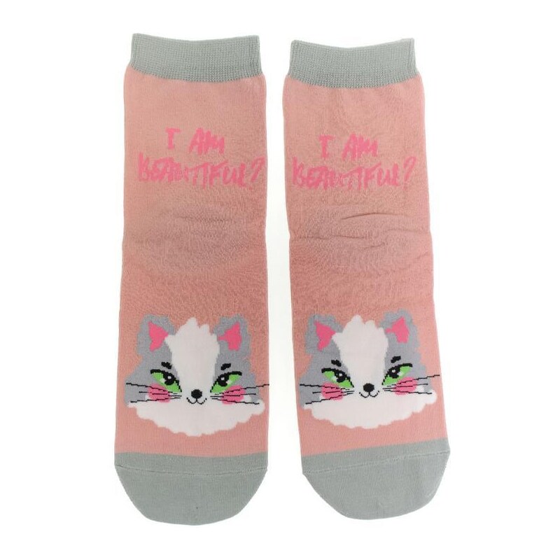 AURA.VIA Ružové ponožky BEAUTY 36442914