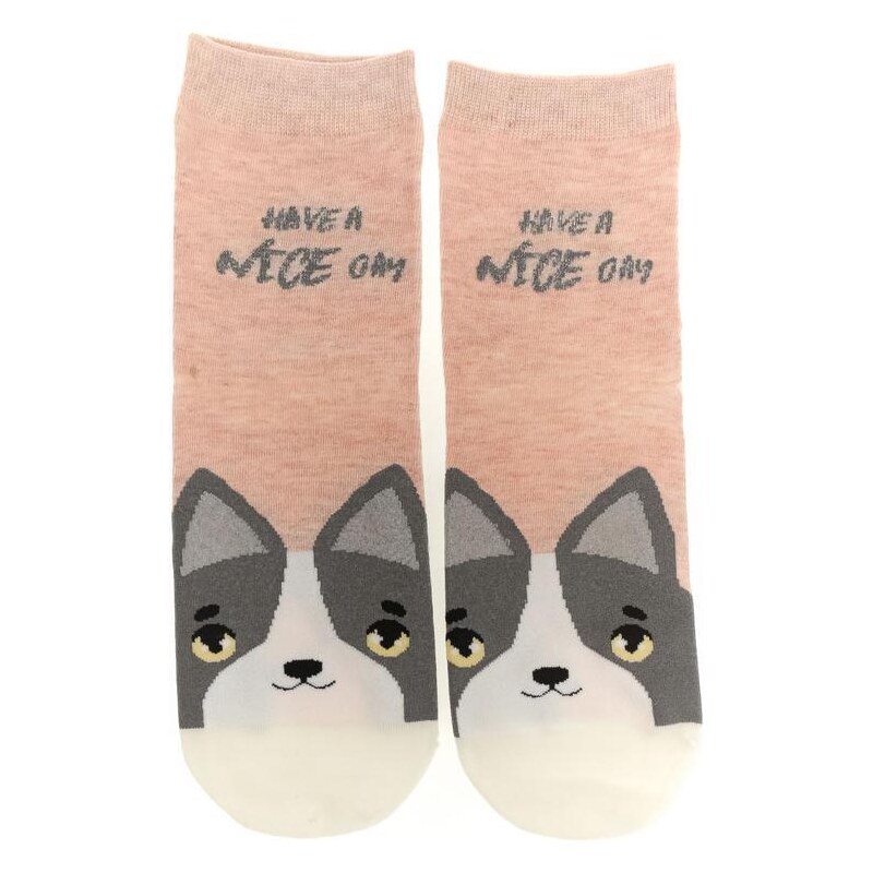 AURA.VIA Ružové ponožky NICE DAY 36442907