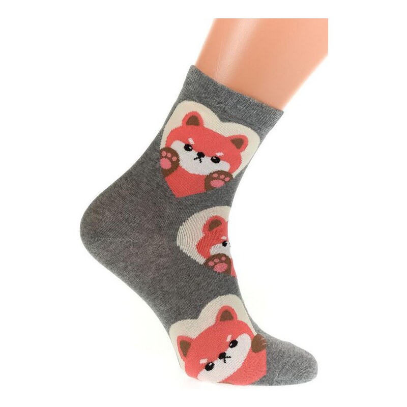 AURA.VIA Sivé ponožky ANGY 36442929