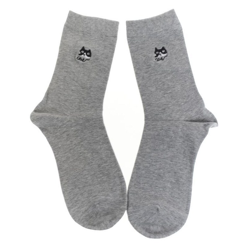 AURA.VIA Sivé ponožky MŇAU 36442940