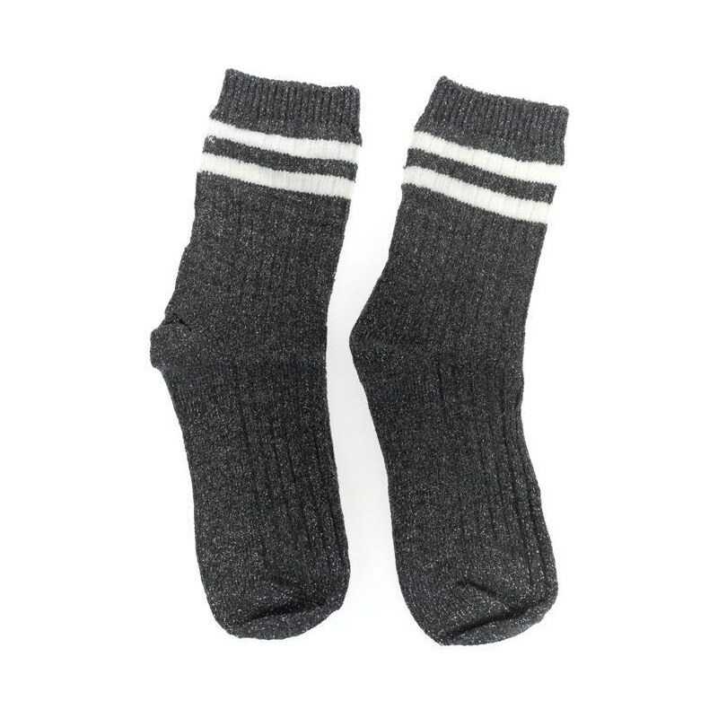 AURA.VIA Tmavosivé ponožky KIZES 36442958