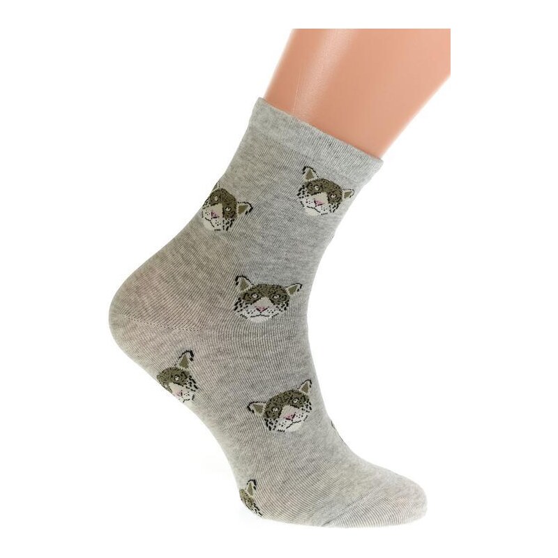 AURA.VIA Sivé ponožky PET 36442971