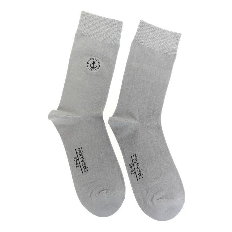 AURA.VIA Sivé ponožky BOLT 36443022