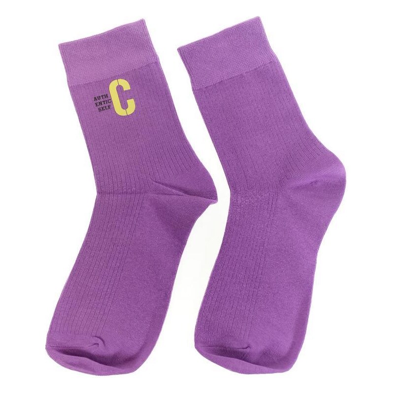 AURA.VIA Fialové ponožky TEMPE 36443107