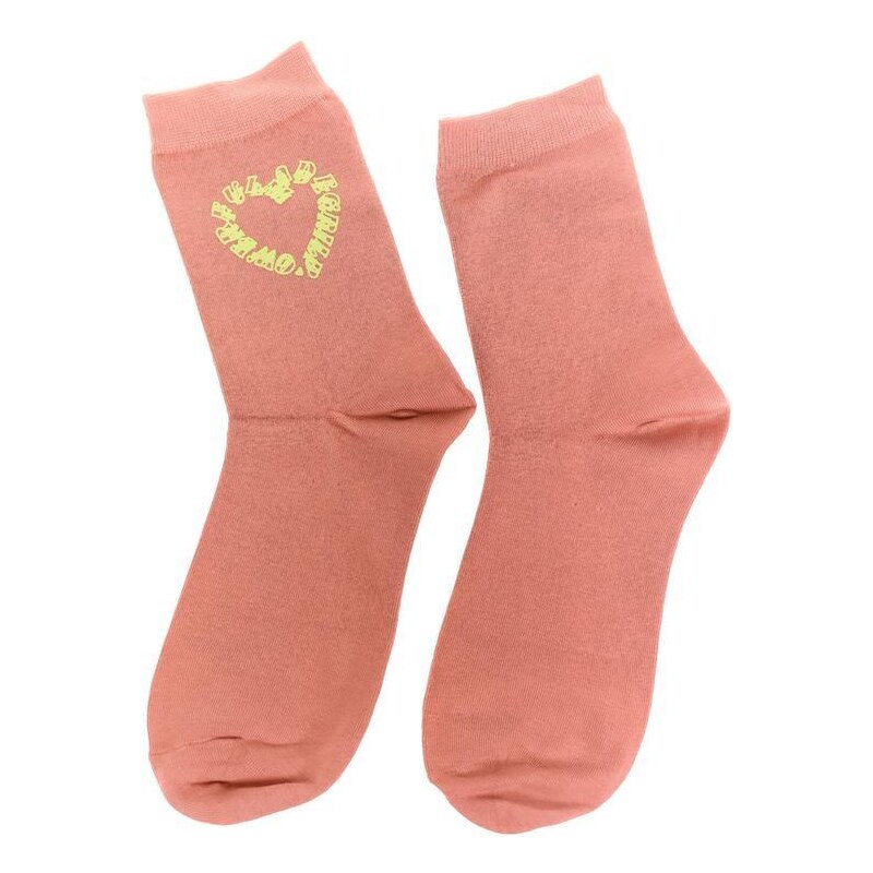 AURA.VIA Ružové ponožky HEART 36443112