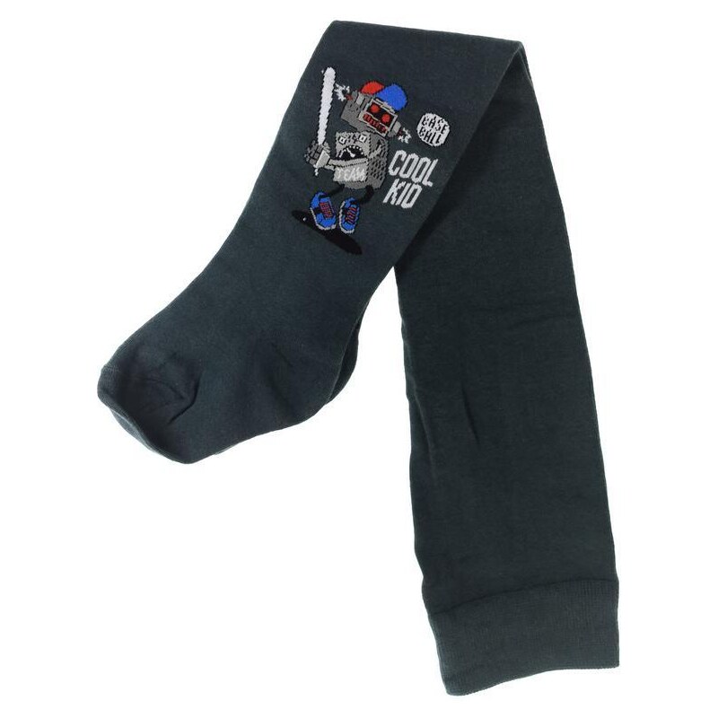 AURA.VIA Detské tmavosivé pančuchy BINO 36333863