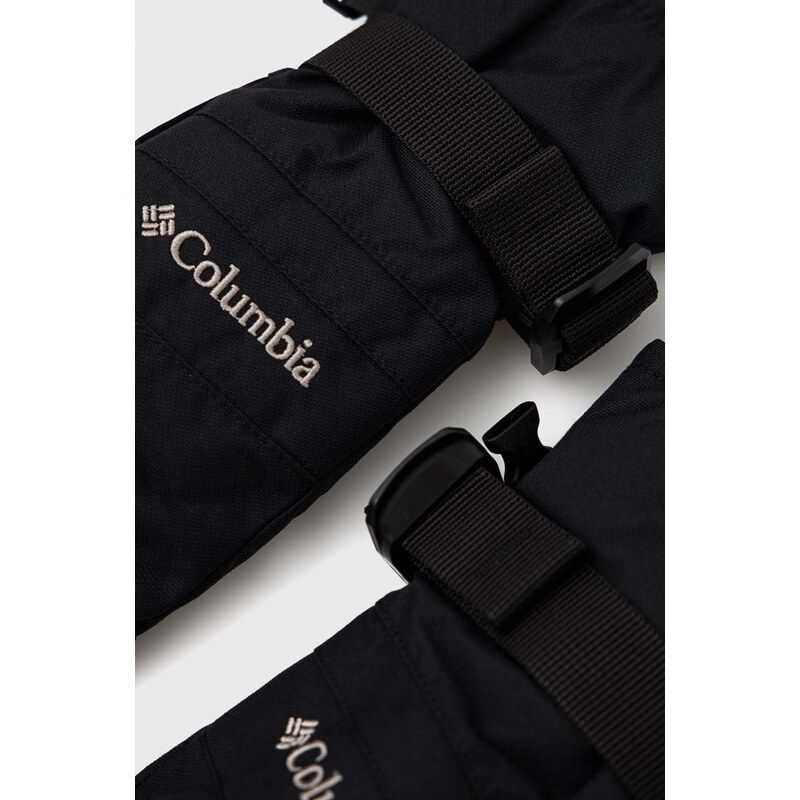 Detské rukavice Columbia čierna farba