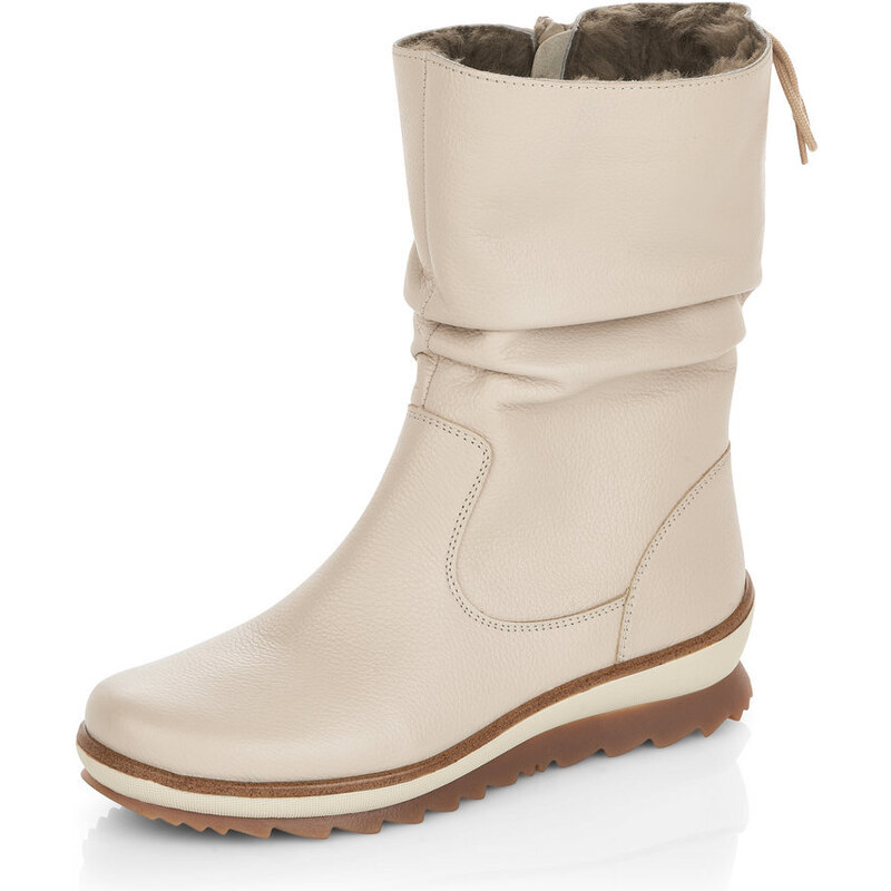 Remonte - Rieker Dámske čižmy Remonte R8471-80 biela káva 36454070