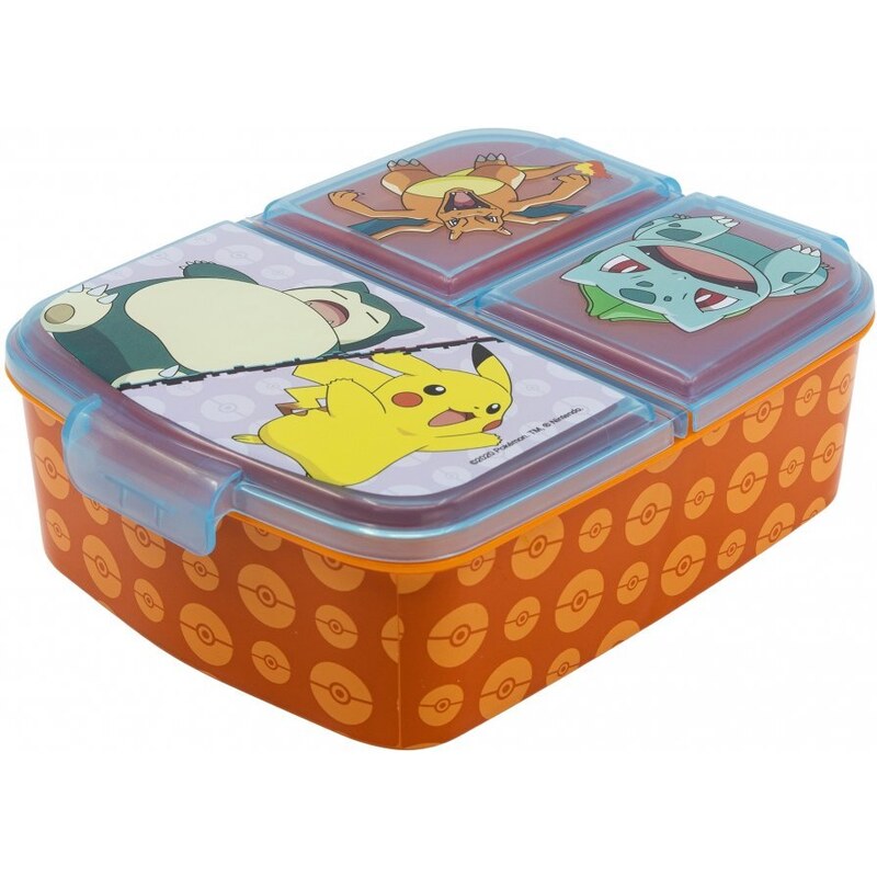 Stor Multibox na desiatu Pokémon s 3 priehradkami