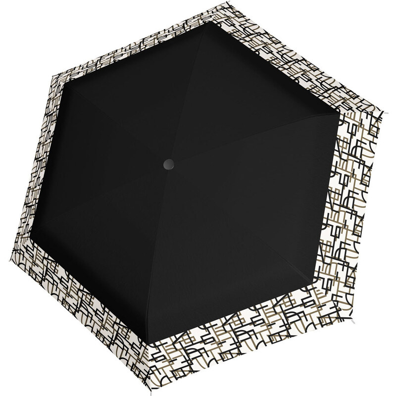 Doppler Mini Slim Carbonsteel CLASSY - dámsky plochý skladací dáždnik vínová