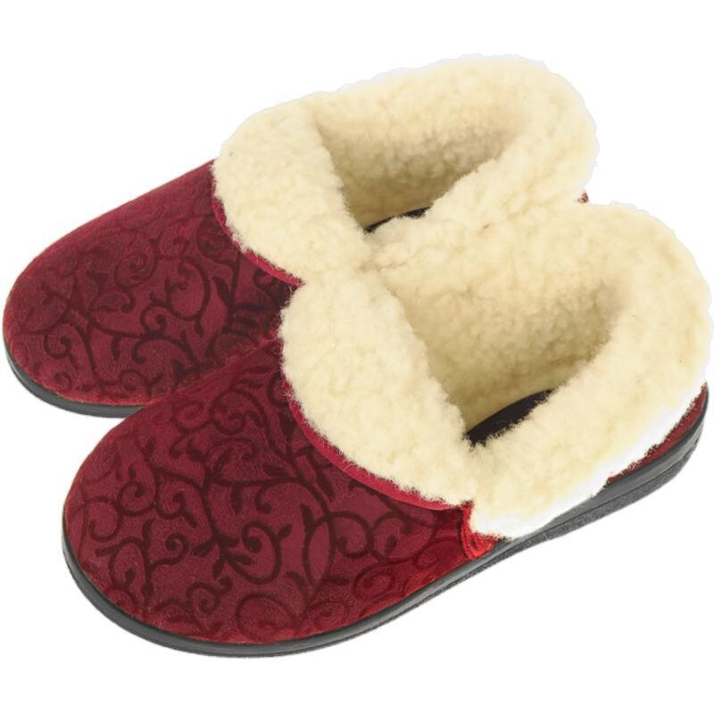 Dámske papuče na doma červené C54L 36460448