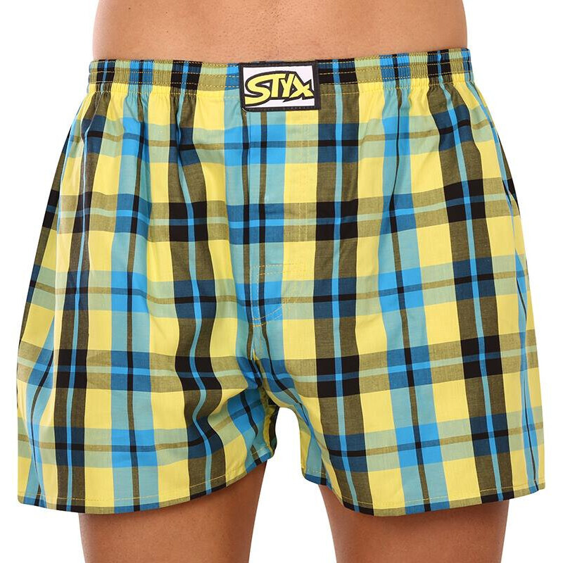 Pánske trenky Styx klasická guma viacfarebné (A933) 36461188