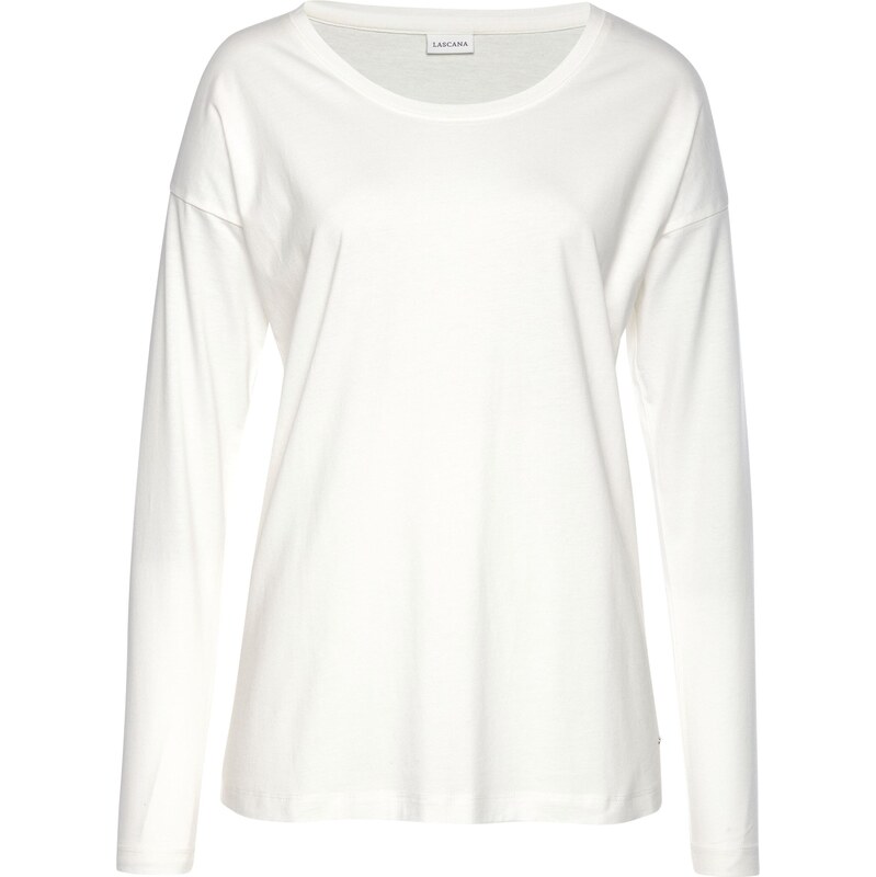 LASCANA Tričká na spanie biela 67284667