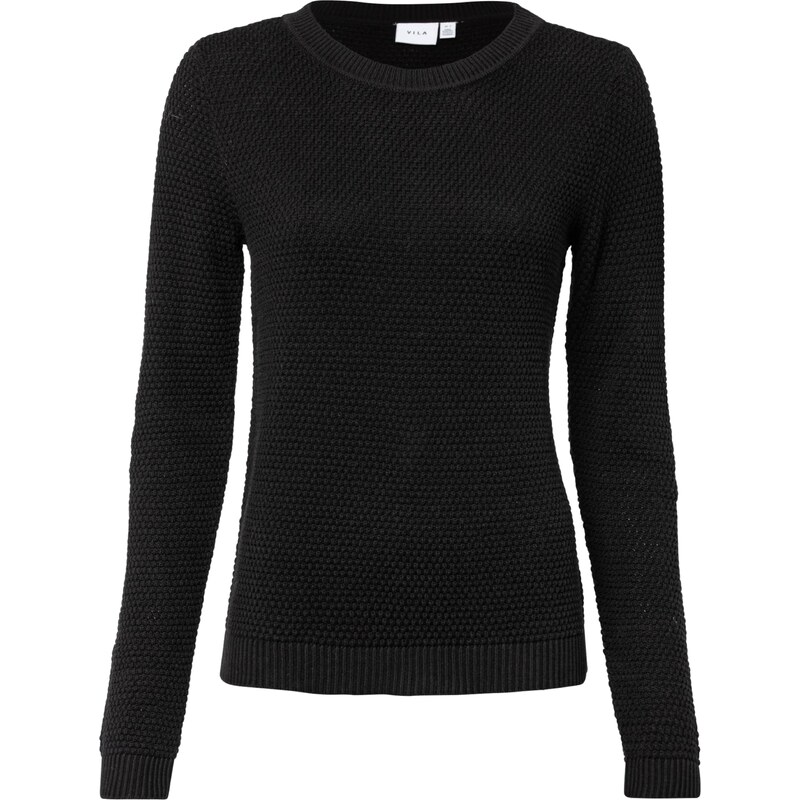 VILA Sveter VIDALO čierna 36489146