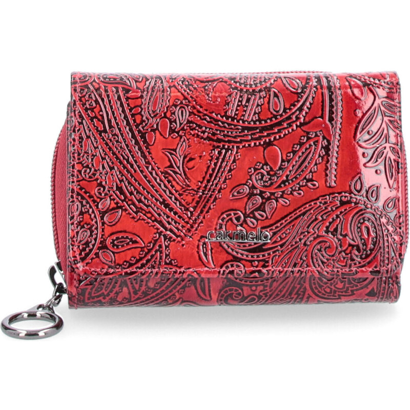 Dámska kožená peňaženka Carmelo červená 2105 Q CV 36516702