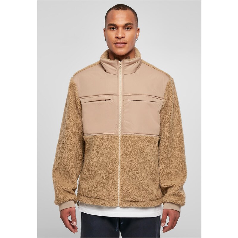 Urban Classics Sherpa union patched jacketbeige 50657919
