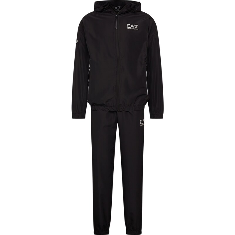 EA7 Emporio Armani Tepláková súprava čierna / biela 57261190