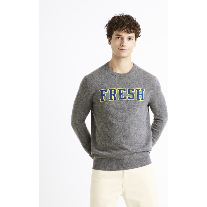 Svetre pre mužov Celio - sivá 50525297