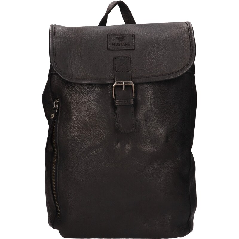 Trendy kožený batoh Mustang Radis - čierna 36485362