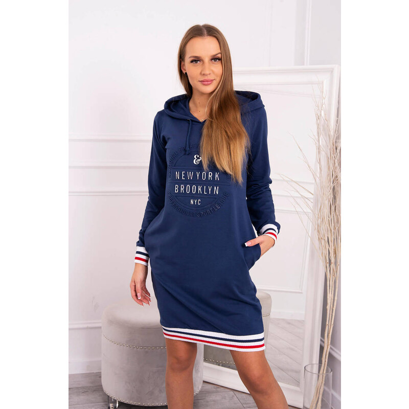 Fashionweek Mikinové šaty s kapucňou Brooklyn K62095 48929409