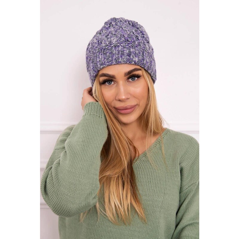 MladaModa Dámska čiapka Eliza K205 fialová 36492569