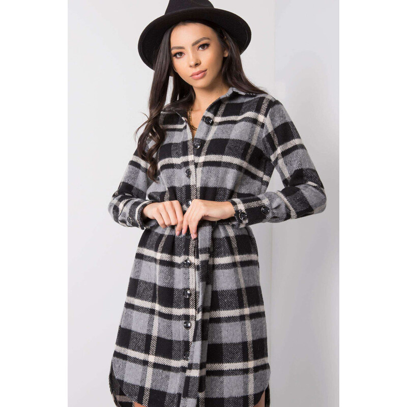 Glara Košelové šaty s vlnou 36492661