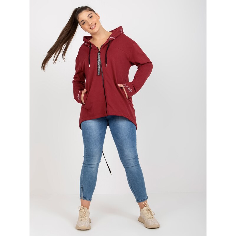 RELEVANCE Sweatshirt-RV-BL-8266.34P-burgundy 64685071