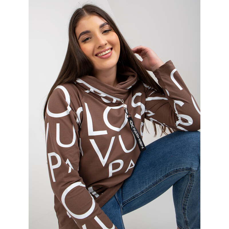 RELEVANCE Sweatshirt-RV-BL-5056-1.95-brown 64787453