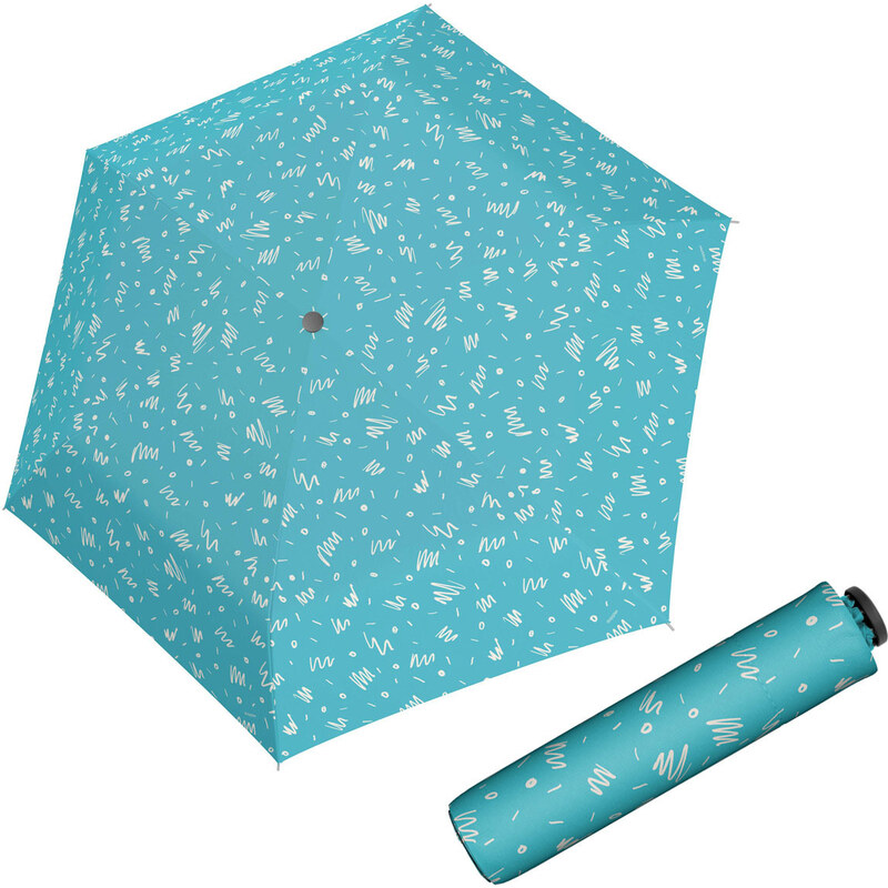 Doppler Zero99 MINIMALLY - ultraľahký skladací dáždnik šedá