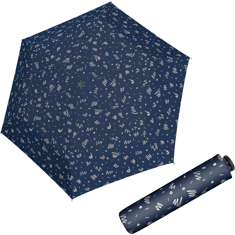 Doppler Zero99 MINIMALLY - ultraľahký skladací dáždnik tyrkysová