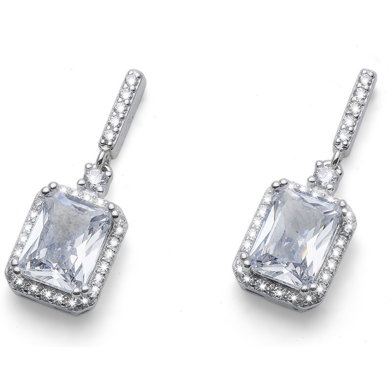 Oliver Weber Módne náušnice s čírymi kubickými zirkónmi Plumnus 23061 66592881