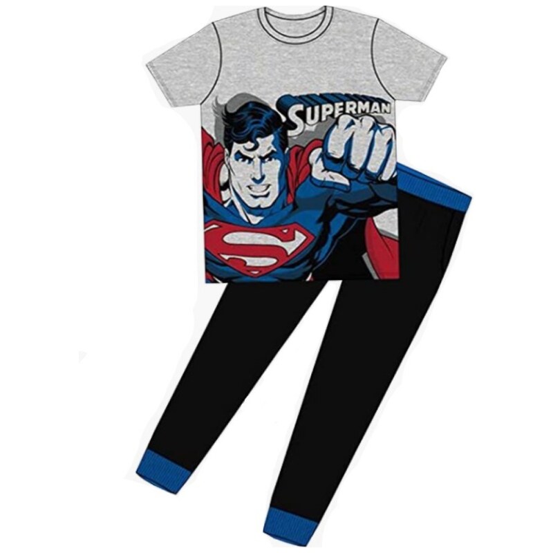 TDP Textiles Pánske bavlnené pyžamo SUPERMAN
