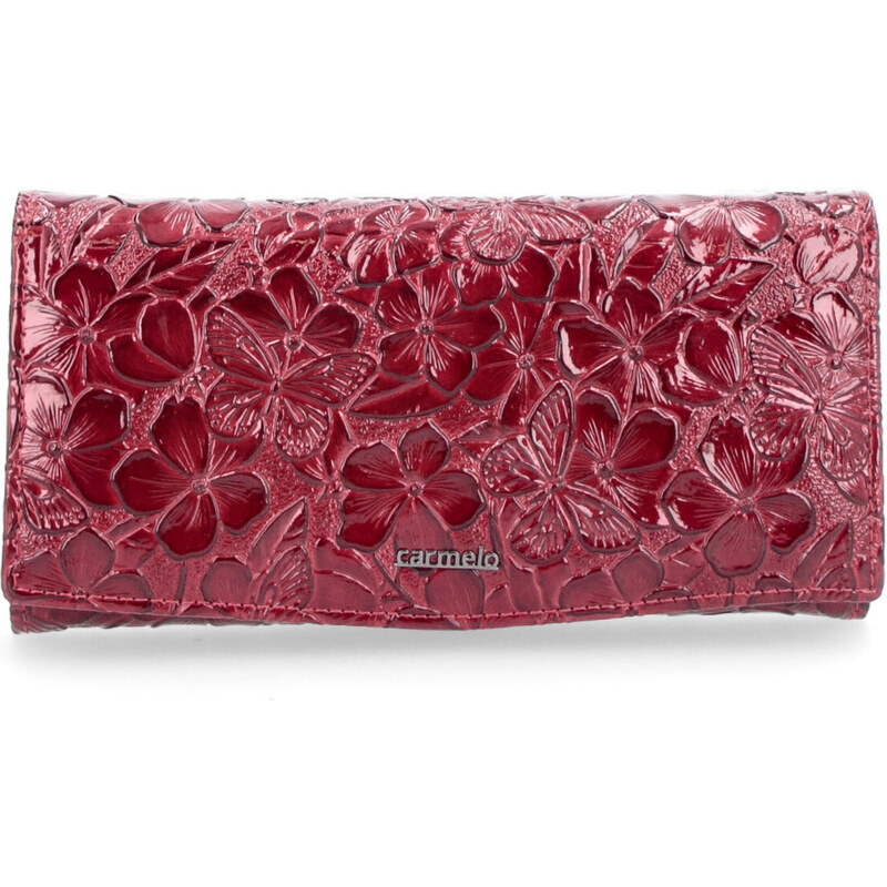 Dámska kožená peňaženka Carmelo vínová 2109 V BO 36602080
