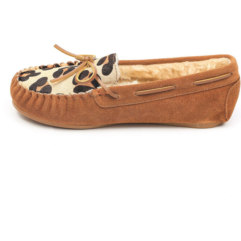 Gooce Papuče Hanes béžová / farba ťavej srsti / čierna 54238712