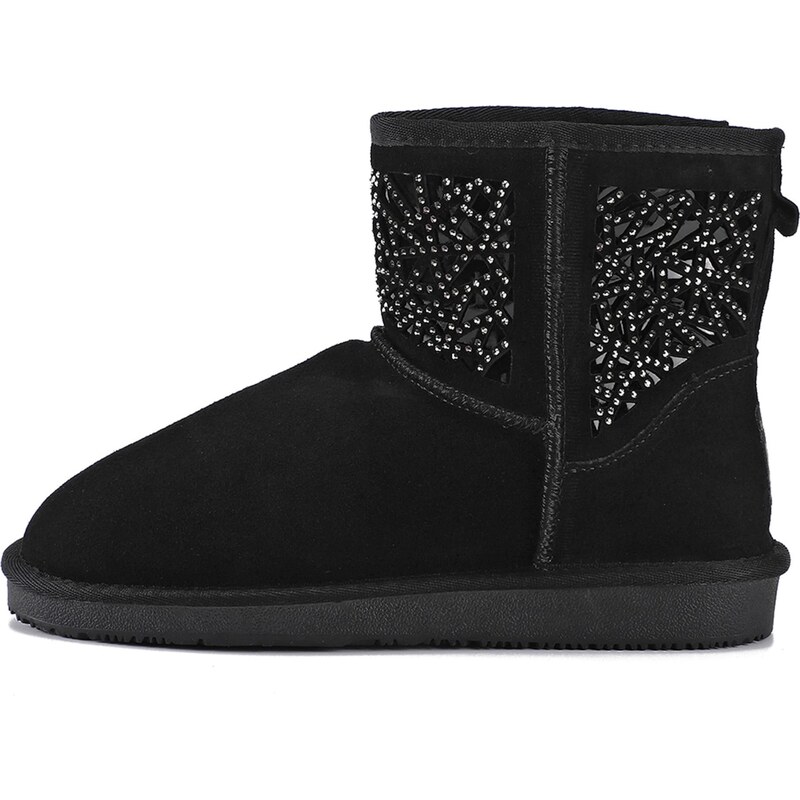 Gooce Nízke čižmy Lana čierna / strieborná 54238557