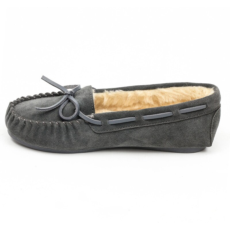 Gooce Mokasíny Cordova krémová / tmavosivá 63143136