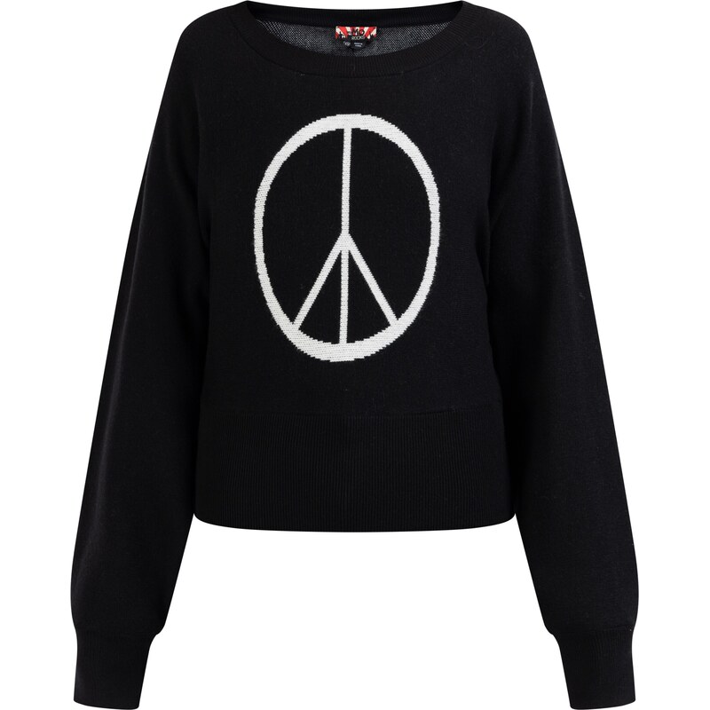 myMo ROCKS Sveter Nolie čierna / biela 54235827