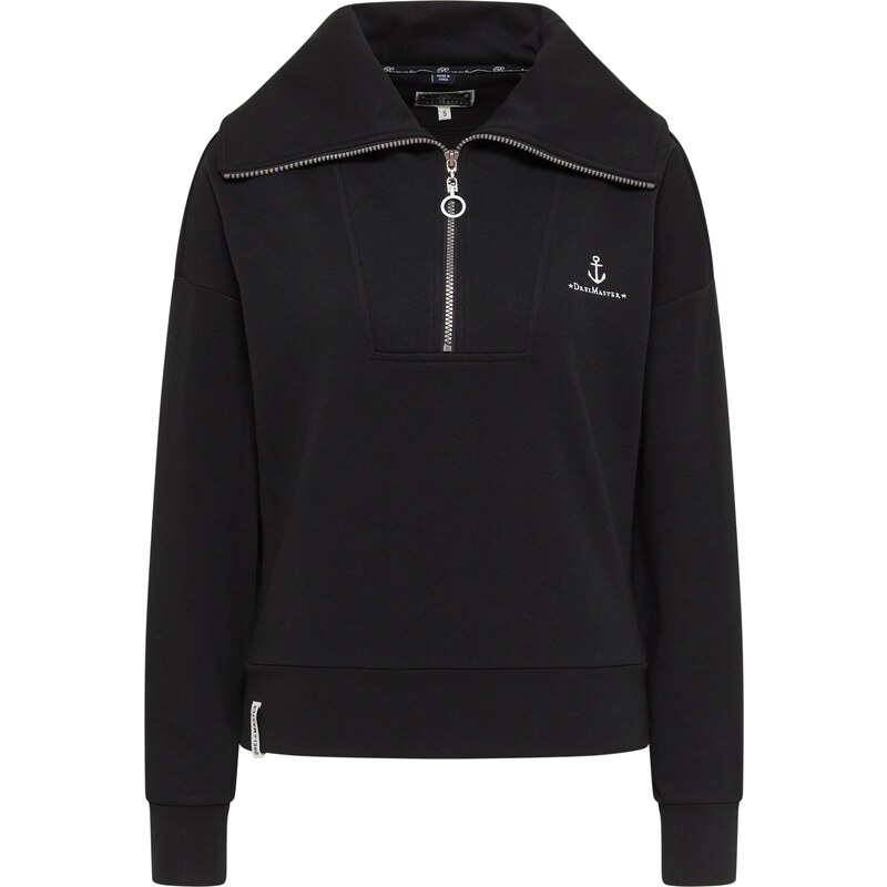 DreiMaster Maritim Mikina Bridgeport čierna / biela 54236844