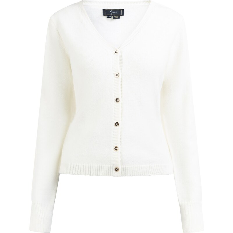 faina Kardigán Koosh biela ako vlna 54237758