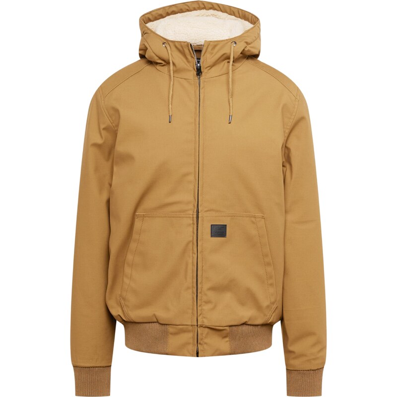 Vintage Industries Zimná bunda Datton svetlohnedá / čierna 63143256