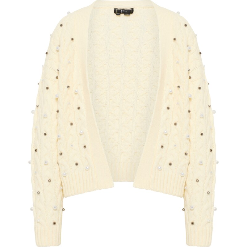 faina Kardigán biela ako vlna 54237832