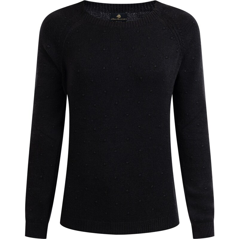 DreiMaster Klassik Sveter Markani čierna 54236428