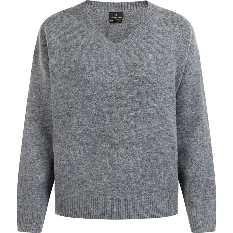 DreiMaster Klassik Sveter Zitha sivá melírovaná 54237767
