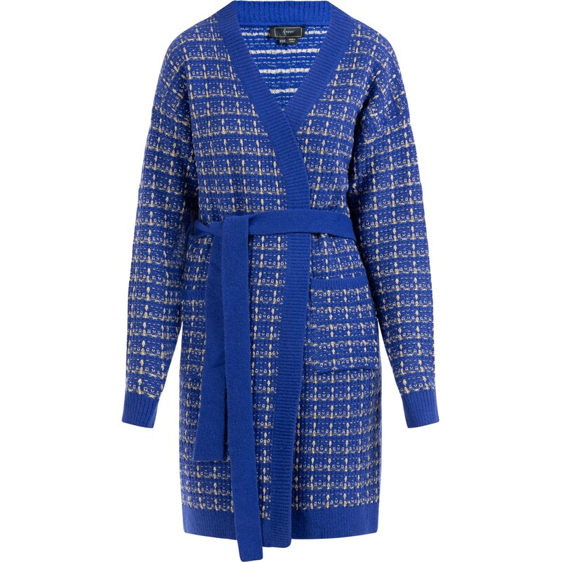 faina Kardigán Koosh béžová / tmavomodrá 63142661